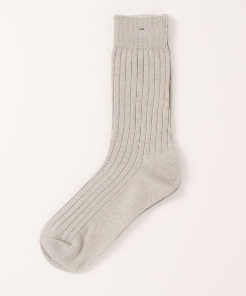 ABAHOUSE（アバハウス）の「無地 リブ カラーソックス（ソックス/靴下・メンズ・グレー/ホワイト/ブラック/グレイッシュベージュ/グリーン系その他/ブラウン系その他/ピンク系その他・フリー）」の5枚目の写真