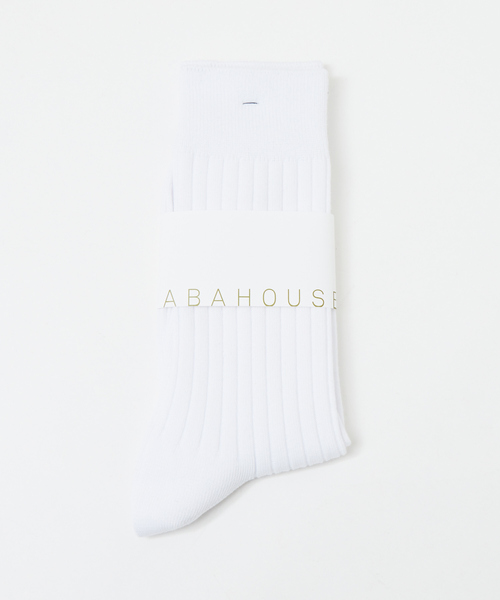 ABAHOUSE（アバハウス）の「無地 リブ カラーソックス（ソックス/靴下・メンズ・グレー/ホワイト/ブラック/グレイッシュベージュ/グリーン系その他/ブラウン系その他/ピンク系その他・フリー）」の19枚目の写真