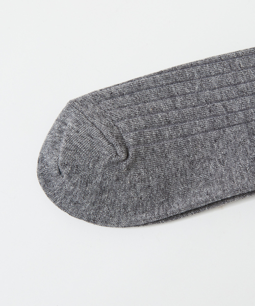 ABAHOUSE（アバハウス）の「無地 リブ カラーソックス（ソックス/靴下・メンズ・グレー/ホワイト/ブラック/グレイッシュベージュ/グリーン系その他/ブラウン系その他/ピンク系その他・フリー）」の13枚目の写真