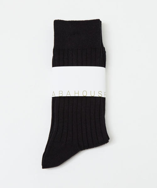 ABAHOUSE（アバハウス）の「無地 リブ カラーソックス（ソックス/靴下・メンズ・グレー/ホワイト/ブラック/グレイッシュベージュ/グリーン系その他/ブラウン系その他/ピンク系その他・フリー）」の10枚目の写真