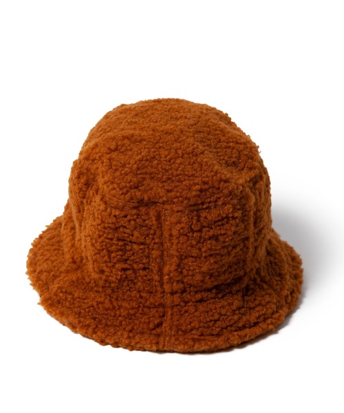 LAYMEE（レイミー）の「Boaria bucket hat / ボアリアバケットハット（ハット・レディース・ホワイト/オレンジ/モカ/ブラック・FREE）」の5枚目の写真