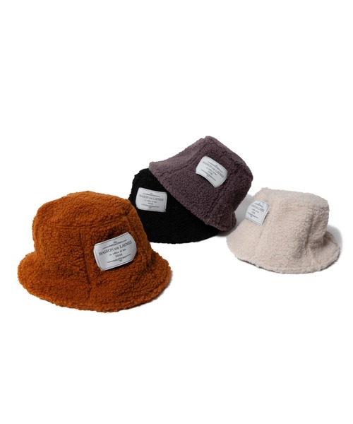 LAYMEE（レイミー）の「Boaria bucket hat / ボアリアバケットハット（ハット・レディース・ホワイト/オレンジ/モカ/ブラック・FREE）」の11枚目の写真