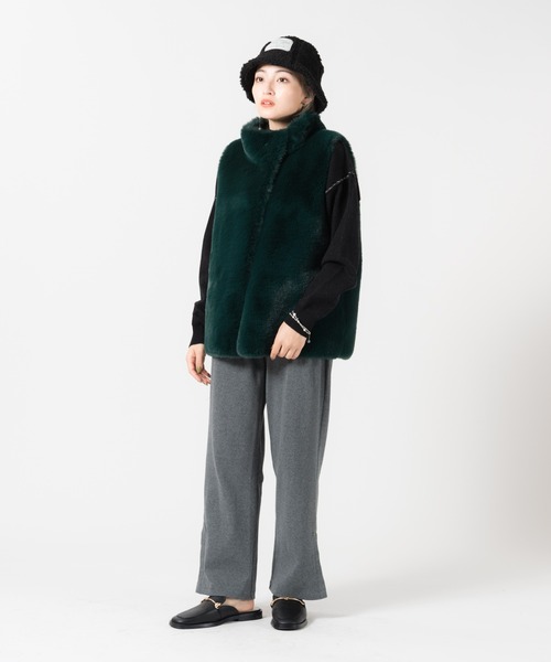 LAYMEE（レイミー）の「Boaria bucket hat / ボアリアバケットハット（ハット・レディース・ホワイト/オレンジ/モカ/ブラック・FREE）」の15枚目の写真