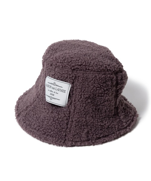 LAYMEE（レイミー）の「Boaria bucket hat / ボアリアバケットハット（ハット・レディース・ホワイト/オレンジ/モカ/ブラック・FREE）」の12枚目の写真