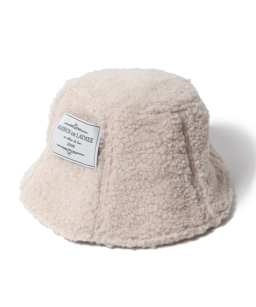 LAYMEE（レイミー）の「Boaria bucket hat / ボアリアバケットハット（ハット・レディース・ホワイト/オレンジ/モカ/ブラック・FREE）」の9枚目の写真