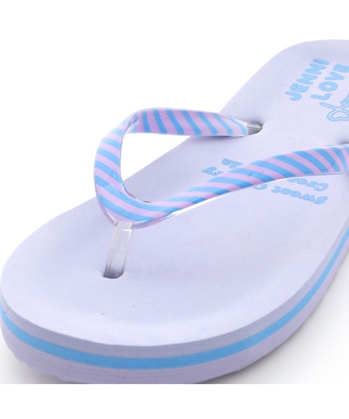 JENNI love（ジェニィラブ）の「クリームソーダ柄ビーチサンダル（サンダル・キッズ・ラベンダー/ブラック・20cm/21cm/22cm/23cm/24cm）」の13枚目の写真