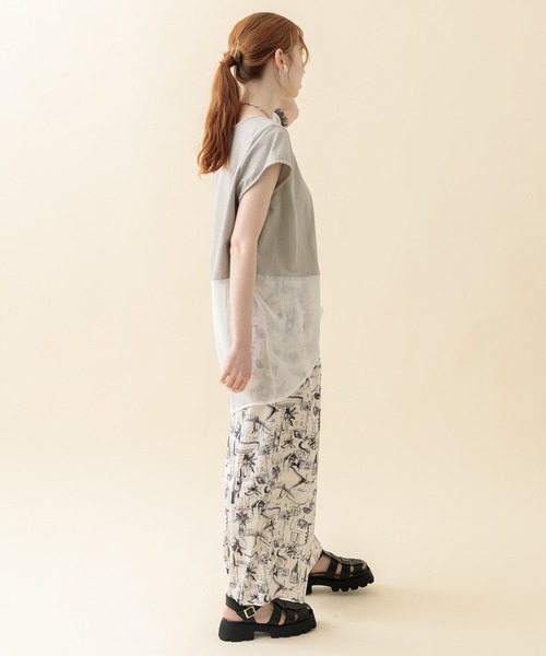 CLOCHE（クロシェ）の「cloche 街柄綿パンツ（その他パンツ・レディース・ホワイト/カーキ/ブルー・FREE）」の21枚目の写真