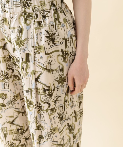 CLOCHE（クロシェ）の「cloche 街柄綿パンツ（その他パンツ・レディース・ホワイト/カーキ/ブルー・FREE）」の6枚目の写真