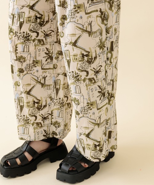 CLOCHE（クロシェ）の「cloche 街柄綿パンツ（その他パンツ・レディース・ホワイト/カーキ/ブルー・FREE）」の7枚目の写真