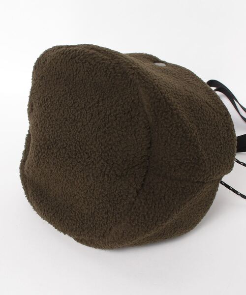 Gramicci（グラミチ）の「GRAMICCI/グラミチ　BOA FLEECE CHALK POUCH　ボアフリースチョークポーチ　GRB-0113（ハンドバッグ・メンズ・オリーブ/タン・FREE）」の4枚目の写真