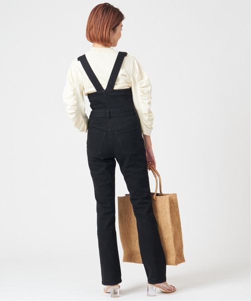 U by SPICK&SPAN(ユーバイスピックアンドスパン)の「U-ginalタイトデニムオールインワン◆(ワンピース・レディース・ブラック・36/38/34)」の12枚目の写真