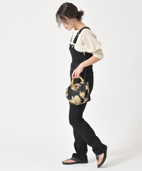 U by SPICK&SPAN(ユーバイスピックアンドスパン)の「U-ginalタイトデニムオールインワン◆(ワンピース・レディース・ブラック・36/38/34)」の3枚目の写真