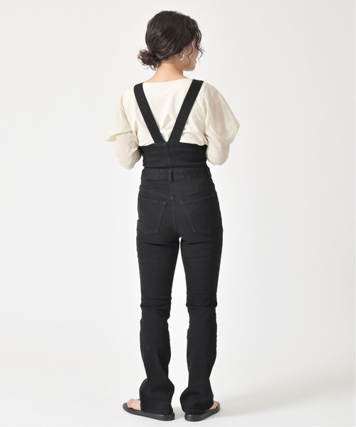U by SPICK&SPAN(ユーバイスピックアンドスパン)の「U-ginalタイトデニムオールインワン◆(ワンピース・レディース・ブラック・36/38/34)」の4枚目の写真