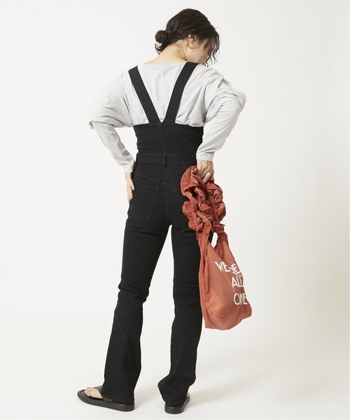 U by SPICK&SPAN(ユーバイスピックアンドスパン)の「U-ginalタイトデニムオールインワン◆(ワンピース・レディース・ブラック・36/38/34)」の7枚目の写真