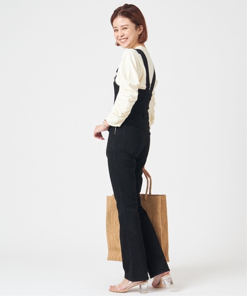 U by SPICK&SPAN(ユーバイスピックアンドスパン)の「U-ginalタイトデニムオールインワン◆(ワンピース・レディース・ブラック・36/38/34)」の11枚目の写真