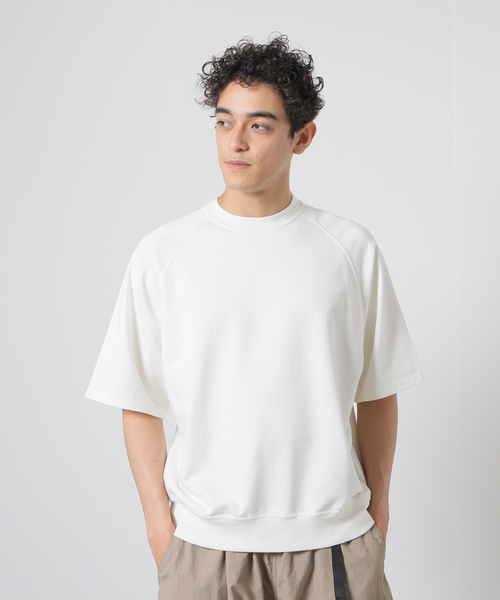 JOURNAL STANDARD J.S HOMESTEAD(ジャーナルスタンダードホームステッド)の「【j.s.homestead】SBTRACT SMV SWEAT S/S TEE(Tシャツ/カットソー・メンズ・ホワイト/ネイビー/アイボリー・MEDIUM/LARGE)」の2枚目の写真