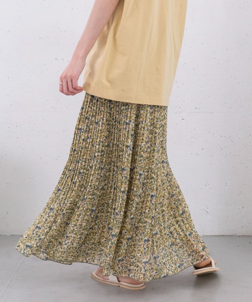 KBF(ケイビーエフ)の「プリーツmixスカート(スカート・レディース・ブラック/アイボリー/グリーン系その他/イエロー系その他・ONE)」の20枚目の写真