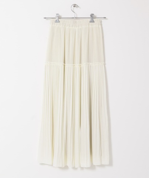 KBF(ケイビーエフ)の「プリーツmixスカート(スカート・レディース・ブラック/アイボリー/グリーン系その他/イエロー系その他・ONE)」の17枚目の写真