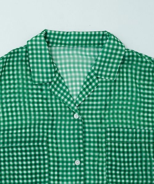 LE SSERAFIM ワルツ JPグッズ SHIRT チェックシャツ Mサイズ