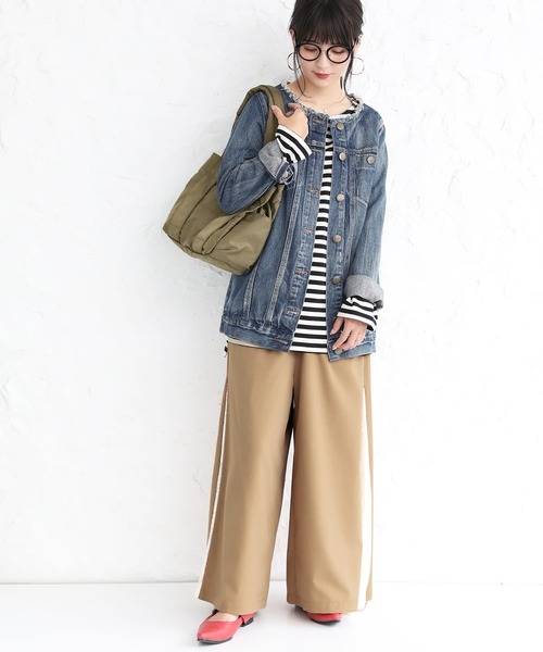 osharewalker（オシャレウォーカー）の「『ポリエステルツイルMサイズトートバッグ』（トートバッグ・レディース・ブラック/グレー/グレイッシュブルー/カーキ/レッド・FREE）」の12枚目の写真