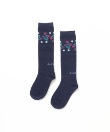 KP DECO | 【日本製】ベリー＆小花柄ハイソックス(15～23)(ソックス/靴下)
