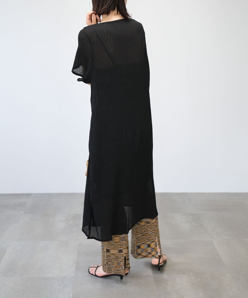 ＡＮＤＪ（アンドジェイ）の「段染めミックスカラーバックスリットフレアパンツ（その他パンツ・レディース・グリーン/ブラウン/ブルー・M）」の15枚目の写真