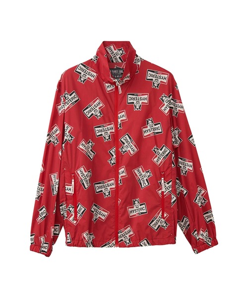 HYSTERIC GLAMOUR(ヒステリックグラマー)の「CHAMPION SOUND柄 パッカブルブルゾン(ブルゾン・メンズ・ブラック系その他/レッド系その他・SMALL/MEDIUM/LARGE/X-LARGE)」の2枚目の写真
