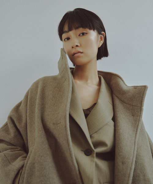 【WEB限定(一部店舗展開あり)】スタンドカラーミドルコート