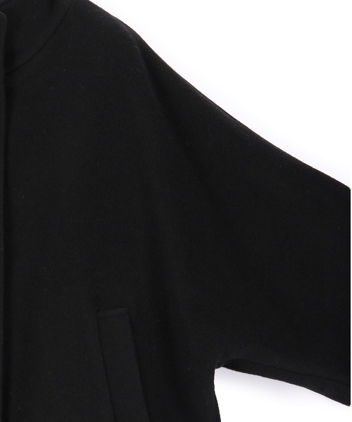 ADAM ET ROPE'（アダムエロペ）の「【WEB限定(一部店舗展開あり)】スタンドカラーミドルコート（その他アウター・レディース・ブラック/グリーン/グレー系その他・FREE）」の12枚目の写真