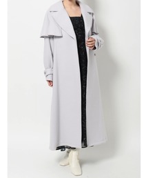 MERCURYDUO | ウール2WAYケープ付ロングコート(その他アウター)