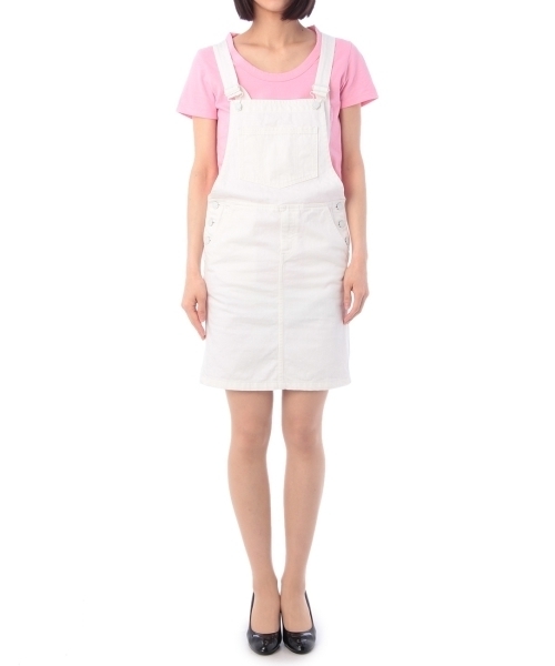 JET（ジェット）の「サロペットスカート（ジャンパースカート・レディース・ホワイト・04/02）」の8枚目の写真