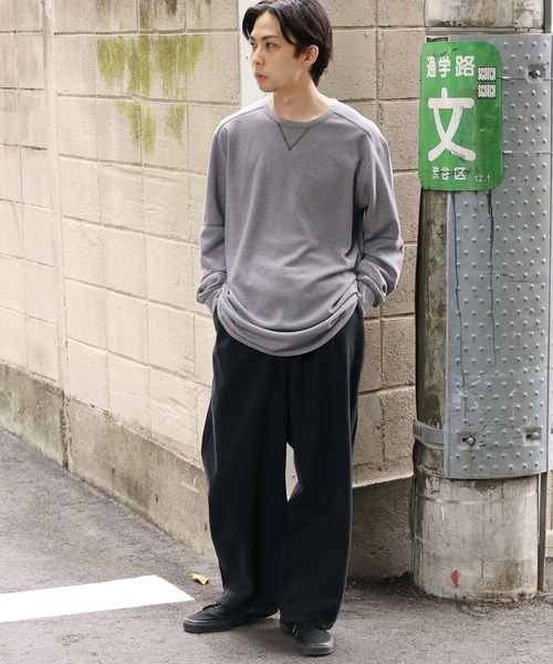 ROOPTOKYO（ループトウキョウ）の「Used like Denim Pants / ユーズドライク バルーンシルエット ワイドデニムパンツ テーパード カーブパンツ（デニムパンツ・メンズ・ブルー/ブラック・L/XL/M/S）」の22枚目の写真