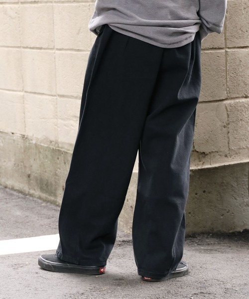 ROOPTOKYO（ループトウキョウ）の「Used like Denim Pants / ユーズドライク バルーンシルエット ワイドデニムパンツ テーパード カーブパンツ（デニムパンツ・メンズ・ブルー/ブラック・L/XL/M/S）」の19枚目の写真