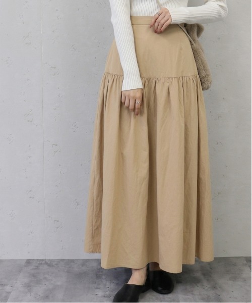 Per sist ence(パーシエンス)の「Per sist ence/ シャカシャカティアードスカート(スカート・レディース・ブラック/ピンク/オレンジ/アイボリー/グレイッシュベージュ/カーキ・FREE)」の3枚目の写真