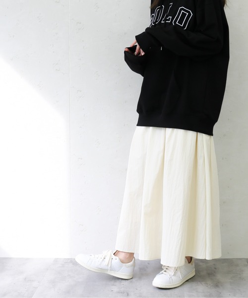 Per sist ence(パーシエンス)の「Per sist ence/ シャカシャカティアードスカート(スカート・レディース・ブラック/ピンク/オレンジ/アイボリー/グレイッシュベージュ/カーキ・FREE)」の10枚目の写真