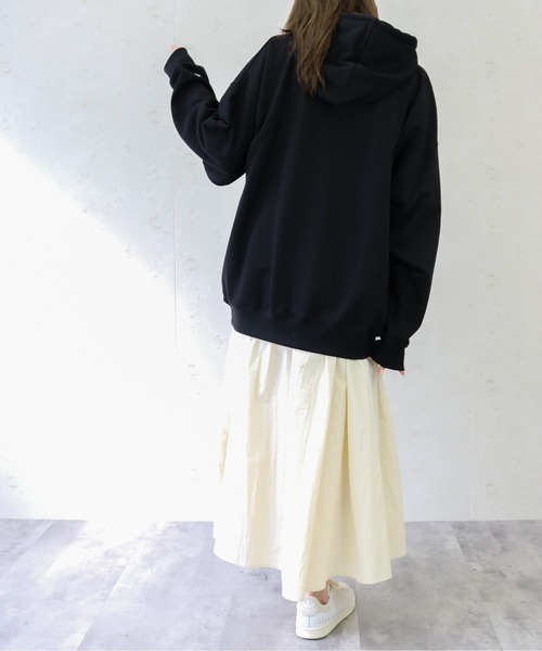 Per sist ence(パーシエンス)の「Per sist ence/ シャカシャカティアードスカート(スカート・レディース・ブラック/ピンク/オレンジ/アイボリー/グレイッシュベージュ/カーキ・FREE)」の11枚目の写真