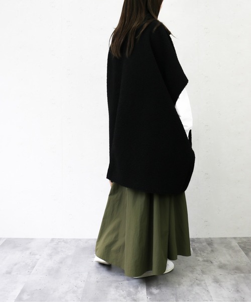 Per sist ence(パーシエンス)の「Per sist ence/ シャカシャカティアードスカート(スカート・レディース・ブラック/ピンク/オレンジ/アイボリー/グレイッシュベージュ/カーキ・FREE)」の12枚目の写真