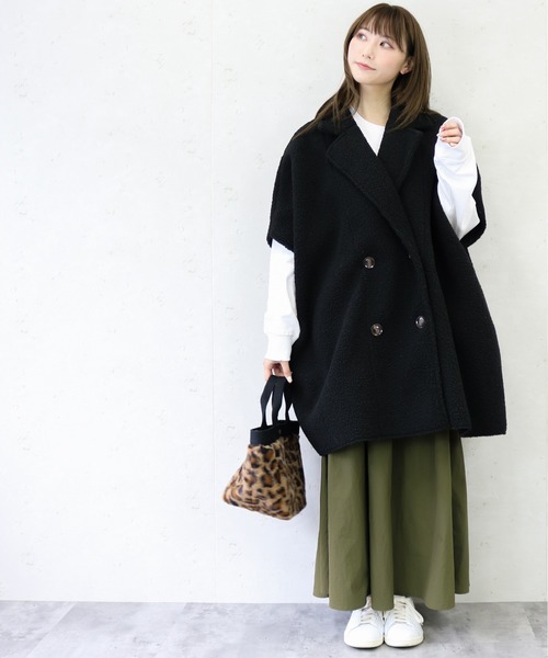 Per sist ence(パーシエンス)の「Per sist ence/ シャカシャカティアードスカート(スカート・レディース・ブラック/ピンク/オレンジ/アイボリー/グレイッシュベージュ/カーキ・FREE)」の13枚目の写真