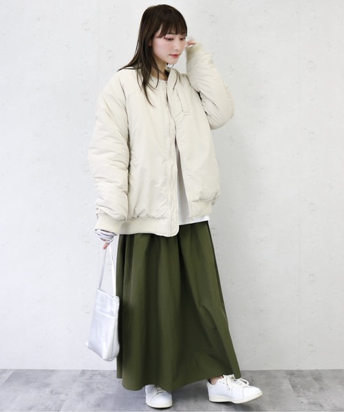 Per sist ence(パーシエンス)の「Per sist ence/ シャカシャカティアードスカート(スカート・レディース・ブラック/ピンク/オレンジ/アイボリー/グレイッシュベージュ/カーキ・FREE)」の17枚目の写真