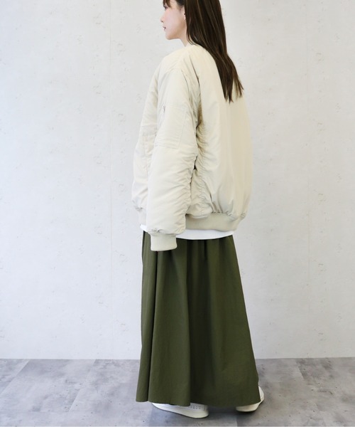 Per sist ence(パーシエンス)の「Per sist ence/ シャカシャカティアードスカート(スカート・レディース・ブラック/ピンク/オレンジ/アイボリー/グレイッシュベージュ/カーキ・FREE)」の19枚目の写真