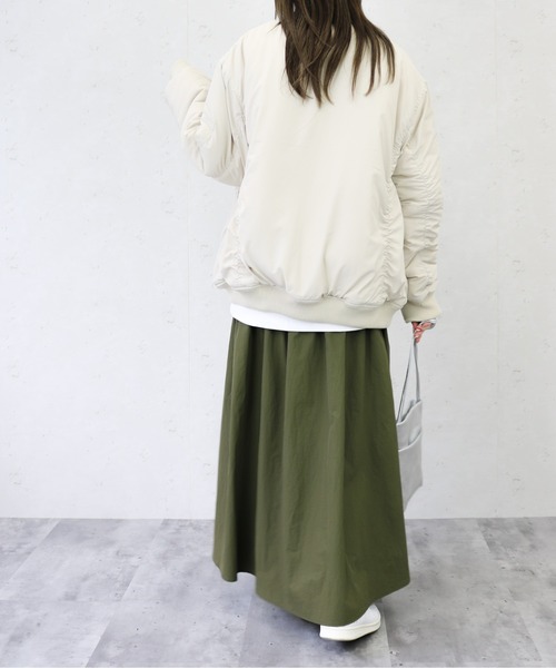 Per sist ence(パーシエンス)の「Per sist ence/ シャカシャカティアードスカート(スカート・レディース・ブラック/ピンク/オレンジ/アイボリー/グレイッシュベージュ/カーキ・FREE)」の20枚目の写真