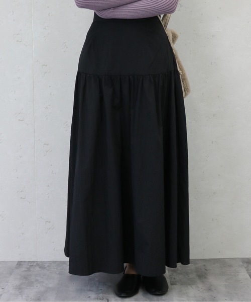 Per sist ence(パーシエンス)の「Per sist ence/ シャカシャカティアードスカート(スカート・レディース・ブラック/ピンク/オレンジ/アイボリー/グレイッシュベージュ/カーキ・FREE)」の22枚目の写真