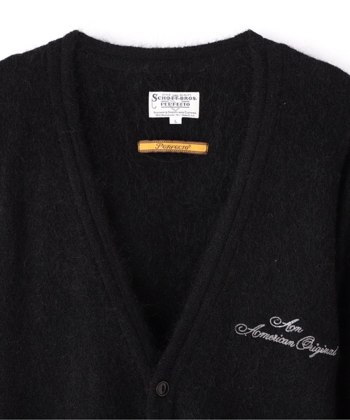 WEB LIMITED】Schott/ショット PERFECTO MOHAIR CARDIGAN SWEATER