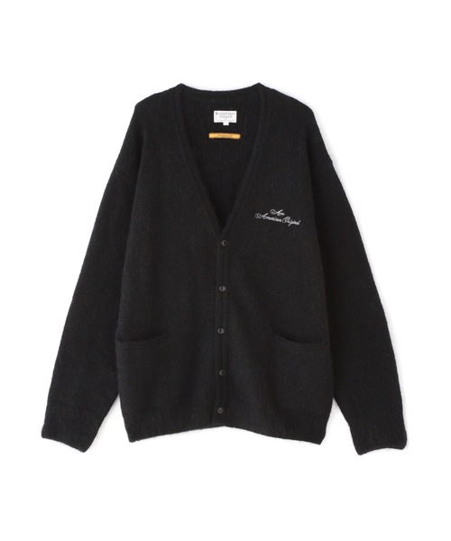 Schott(ショット)の「【WEB LIMITED】Schott/ショット PERFECTO MOHAIR CARDIGAN SWEATER/パーフェクトモヘアカーディガン(カーディガン/ボレロ・メンズ・チャコールグレー/ブラック・LARGE/X-LARGE)」の3枚目の写真