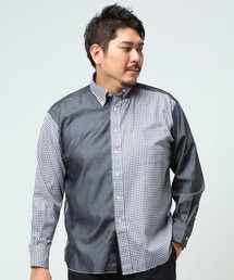 ナチュラルストレッチ ボタンダウン 長袖 シャツ