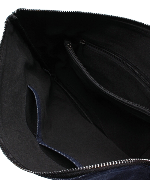 VENCEEXCHANGE（ヴァンスエクスチェンジ）の「カラーデニムクラッチ（ショルダーバッグ・メンズ・グレー/レッド/ブルー/スカイブルー/ブラック・FREE）」の17枚目の写真