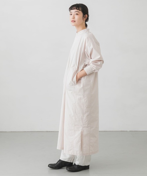 かぐれ（カグレ）の「ストライプシャツワンピース（ワンピース・レディース・ブルー/ベージュ・FREE）」の8枚目の写真