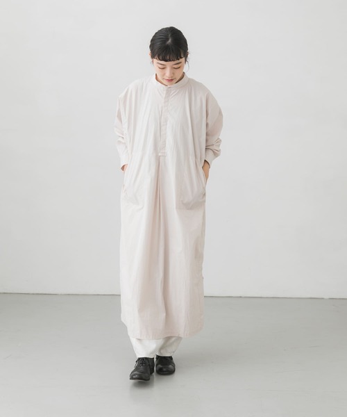 かぐれ（カグレ）の「ストライプシャツワンピース（ワンピース・レディース・ブルー/ベージュ・FREE）」の10枚目の写真