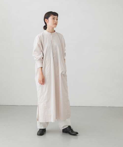 かぐれ（カグレ）の「ストライプシャツワンピース（ワンピース・レディース・ブルー/ベージュ・FREE）」の13枚目の写真