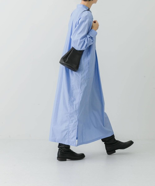 かぐれ（カグレ）の「ストライプシャツワンピース（ワンピース・レディース・ブルー/ベージュ・FREE）」の18枚目の写真